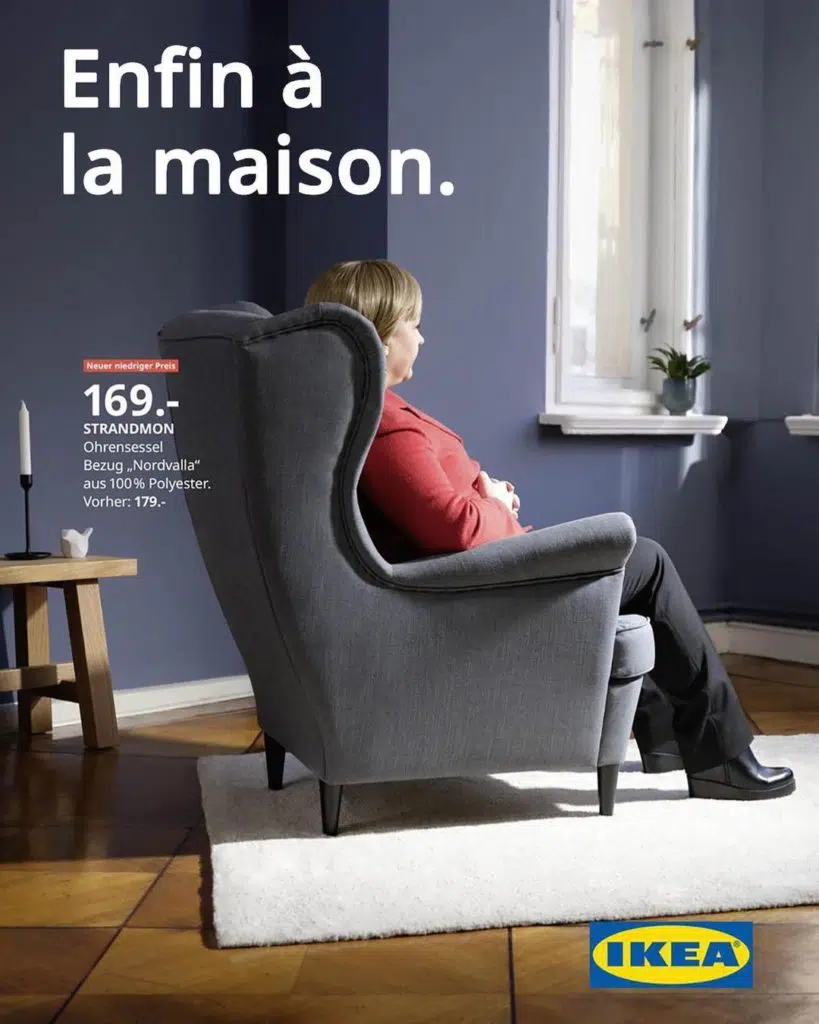 voila un marketing creatif par Ikea