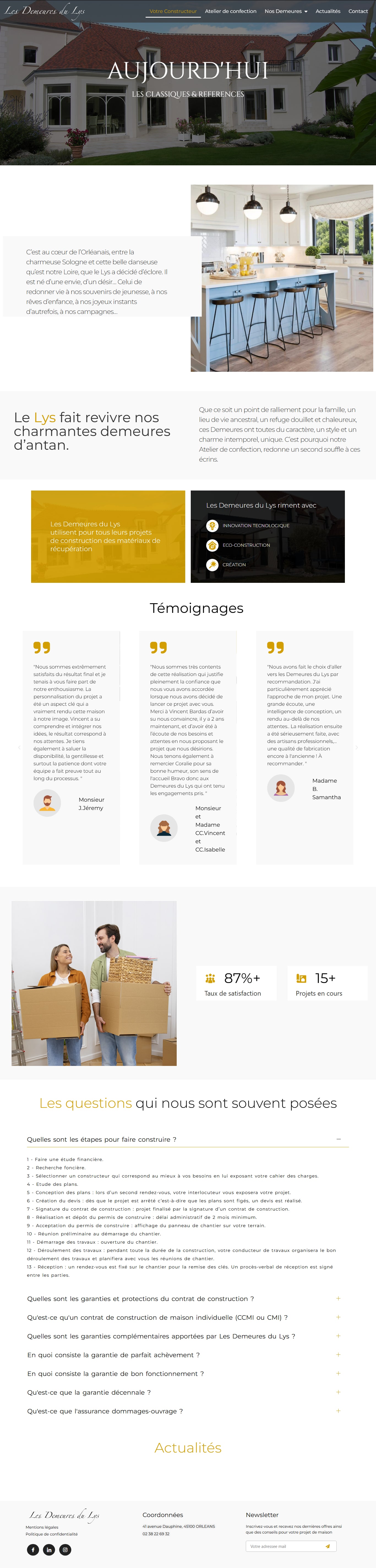 les demeures du lys